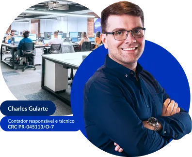 Contador responsável Charles Gularte