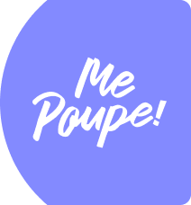 Círculo roxo escrito dento: Me Poupe!