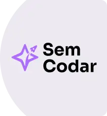 Círculo rosa com estrela roxa dentro